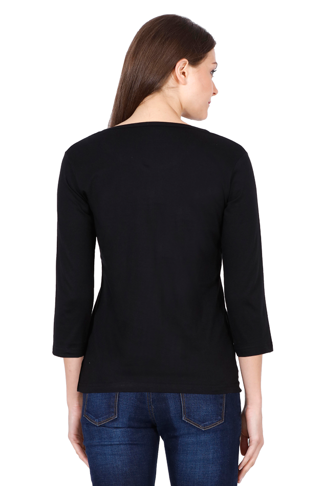 InquilabRound Neck Full Sleeve T-Shirts for Women Vastrdhamm