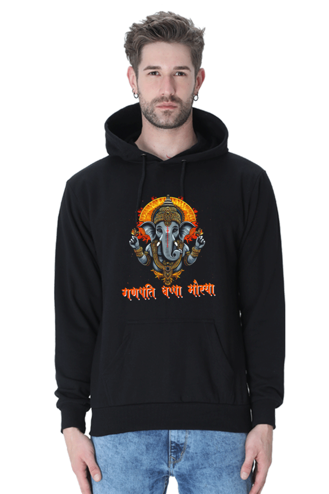 Jai Ganesha Blessings Hoodie Sweatshirt T-Shirts for Men Vastrdhamm