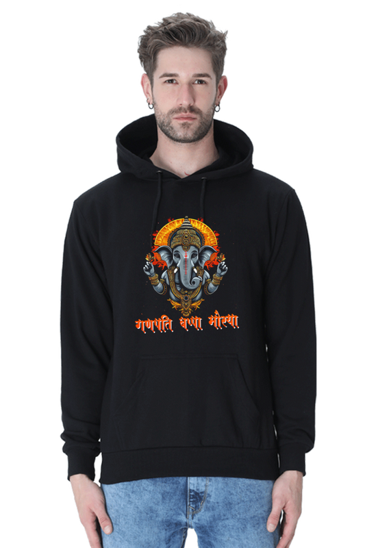 Jai Ganesha Blessings Hoodie Sweatshirt T-Shirts for Men Vastrdhamm