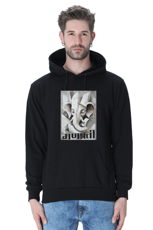 Ganesha Wisdom Hoodie Sweatshirt T-Shirts for Men Vastrdhamm