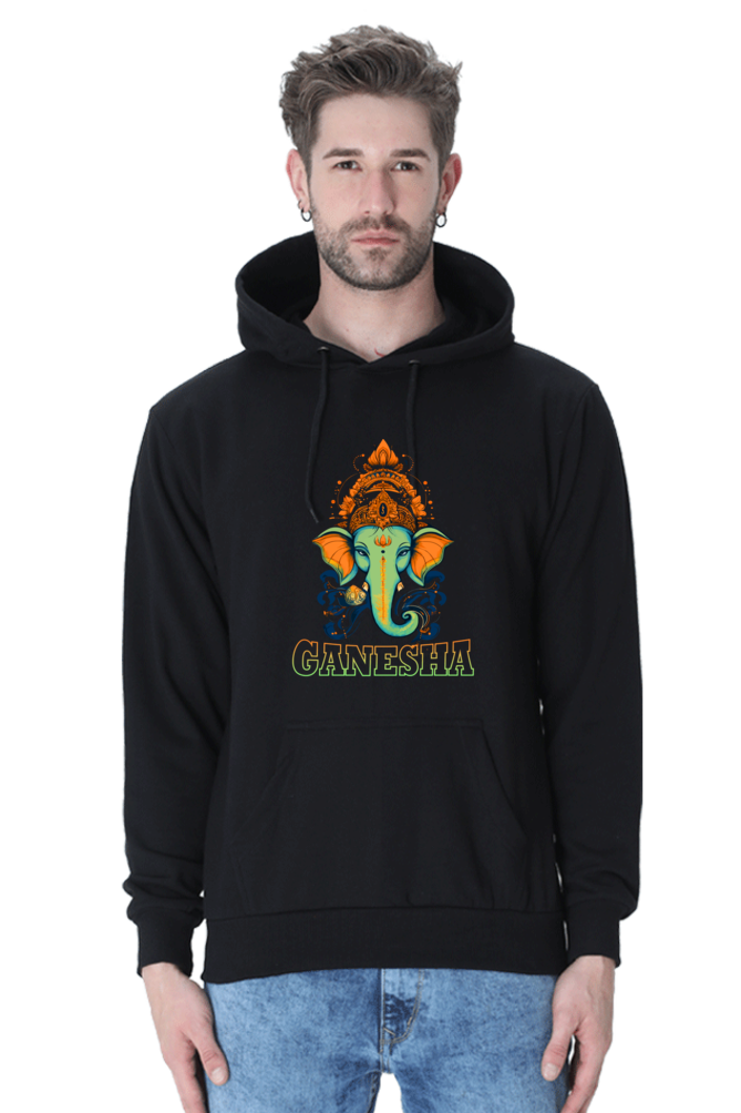 Jai Ganesha Power Hoodie Sweatshirt T-Shirts for Men Vastrdhamm