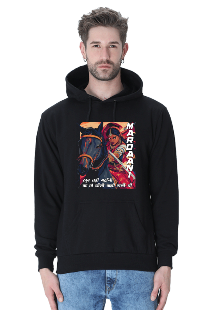 Lakshmi Bai Courage Unleashed Hoodie Sweatshirt T-Shirts for Men Vastrdhamm