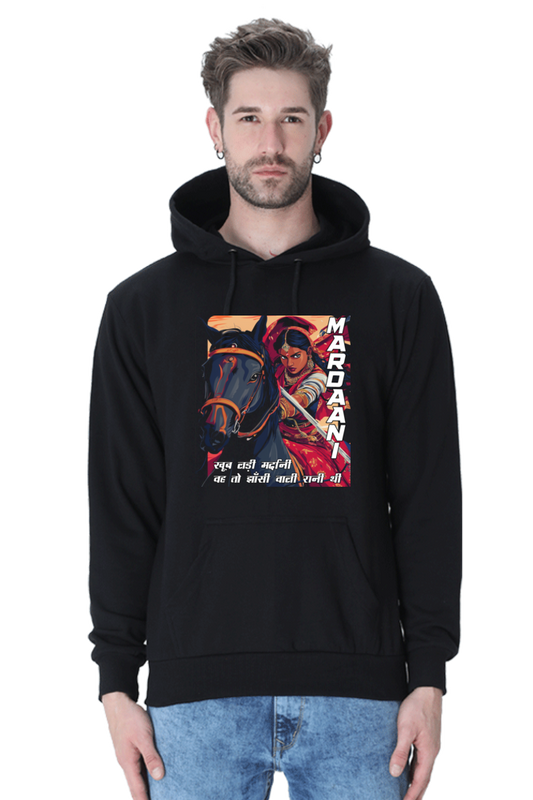 Lakshmi Bai Courage Unleashed Hoodie Sweatshirt T-Shirts for Men Vastrdhamm