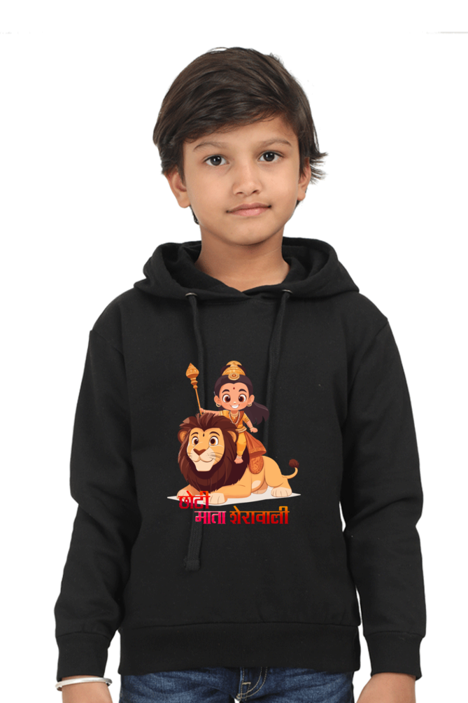 Durga Protector Hoodie Sweatshirt  T-Shirts for Boy Vastrdhamm