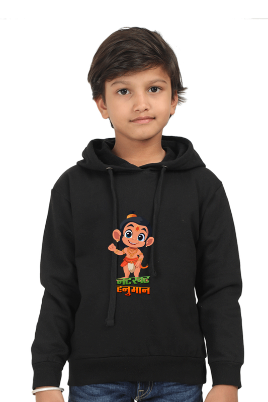 Hanuman Bhakti Hoodie Sweatshirt  T-Shirts for Boy Vastrdhamm