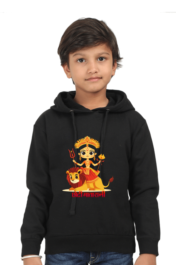 Maa Durga Power Hoodie Sweatshirt  T-Shirts for Boy Vastrdhamm