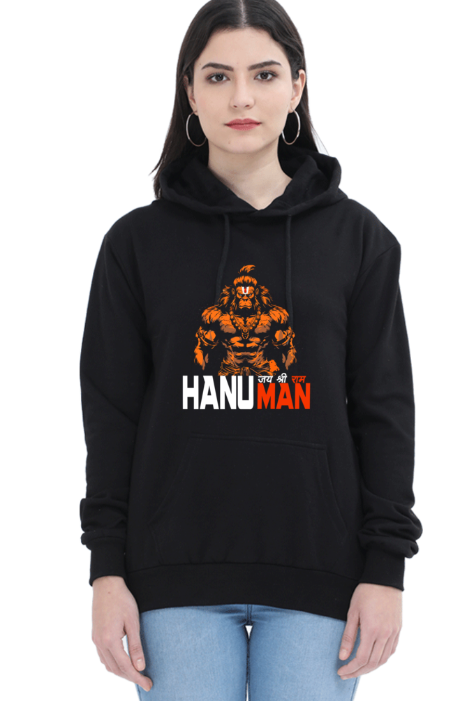 Hanuman Ethereal ForceHoodie Sweatshirt T-Shirts for Women Vastrdhamm