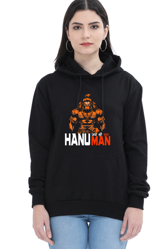 Hanuman Ethereal ForceHoodie Sweatshirt T-Shirts for Women Vastrdhamm