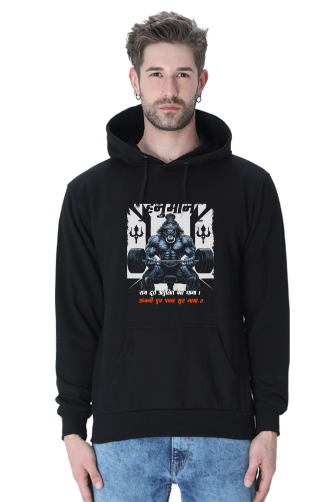 Hanuman Bhakti Hoodie Sweatshirt T-Shirts for Men Vastrdhamm