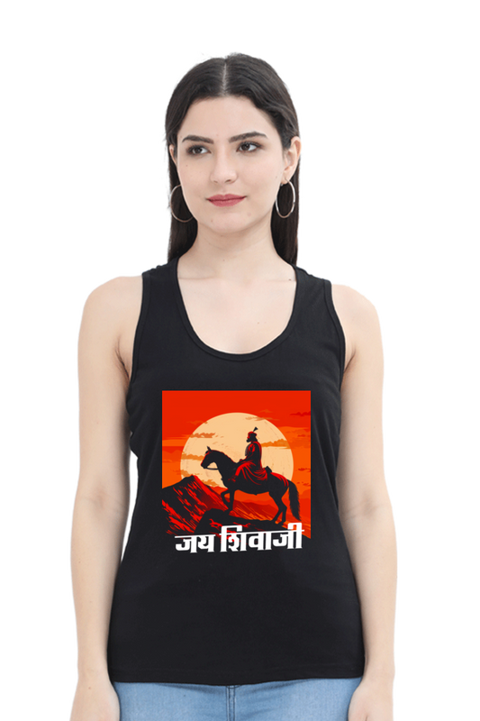 Shivaji Maharaj Honor Tank Top T-Shirts for Women Vastrdhamm