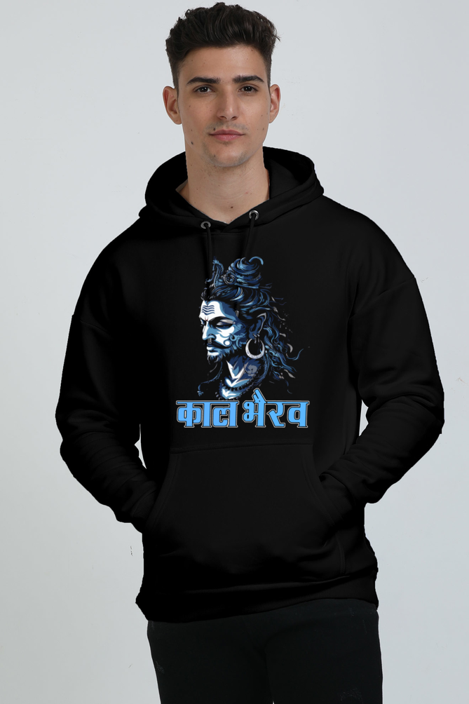 Shiv Ji Rudra Oversized Hooded Sweatshirt T-Shirts  for Men Vastrdhamm