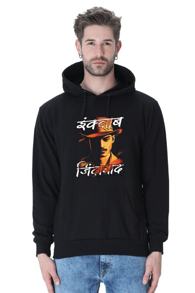 Inquilab Hoodie Sweatshirt T-Shirts for Men Vastrdhamm