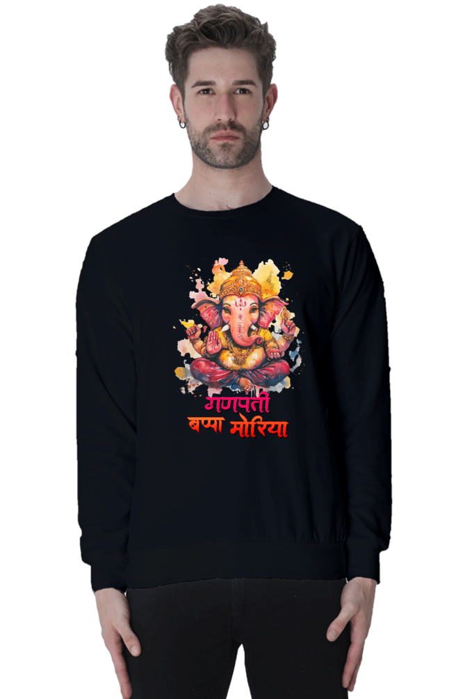 Ganesha Wisdom Sweatshirt T-Shirts for Men Vastrdhamm