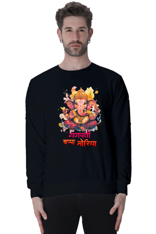 Ganesha Wisdom Sweatshirt T-Shirts for Men Vastrdhamm