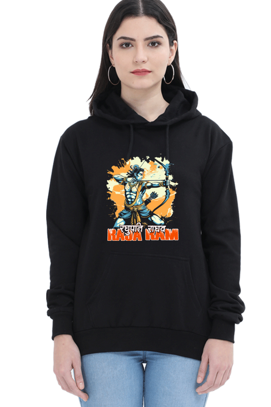 Ram Ji Warrior Spirit Hoodie Sweatshirt T-Shirts for Women Vastrdhamm