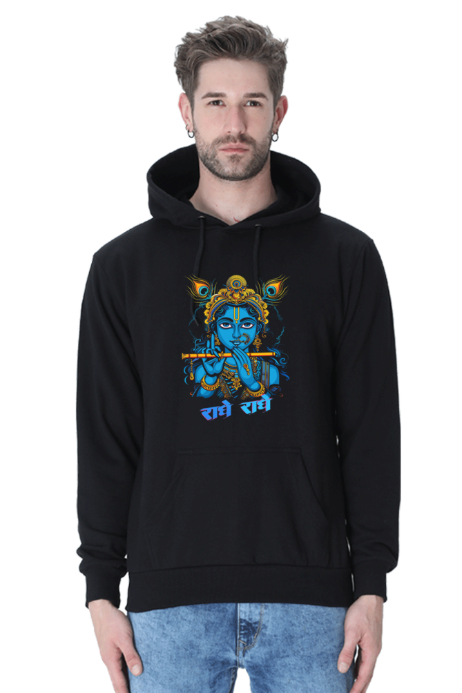 Shree Krishan Divine Love Hoodie Sweatshirt T-Shirts  for Men Vastrdhamm