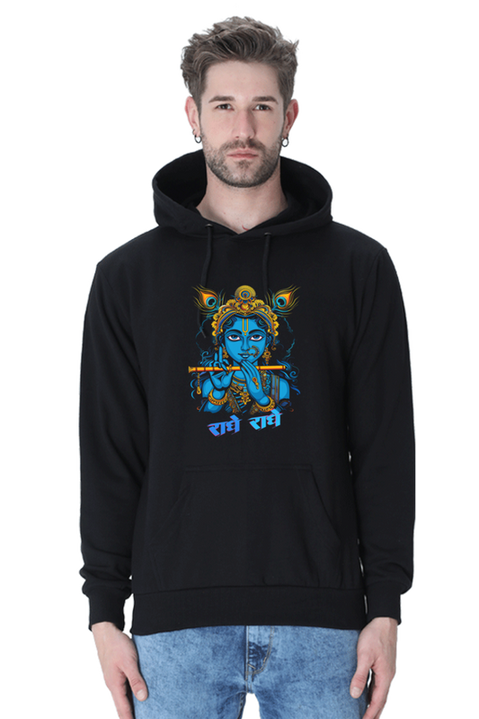 Shree Krishan Divine Love Hoodie Sweatshirt T-Shirts  for Men Vastrdhamm