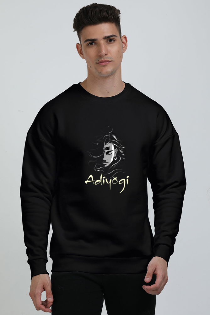 Shiv Ji Shankar Oversized Sweatshirt T-Shirts  for Men Vastrdhamm