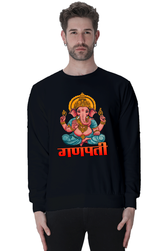 Jai Ganesha Victory Sweatshirt T-Shirts for Men Vastrdhamm