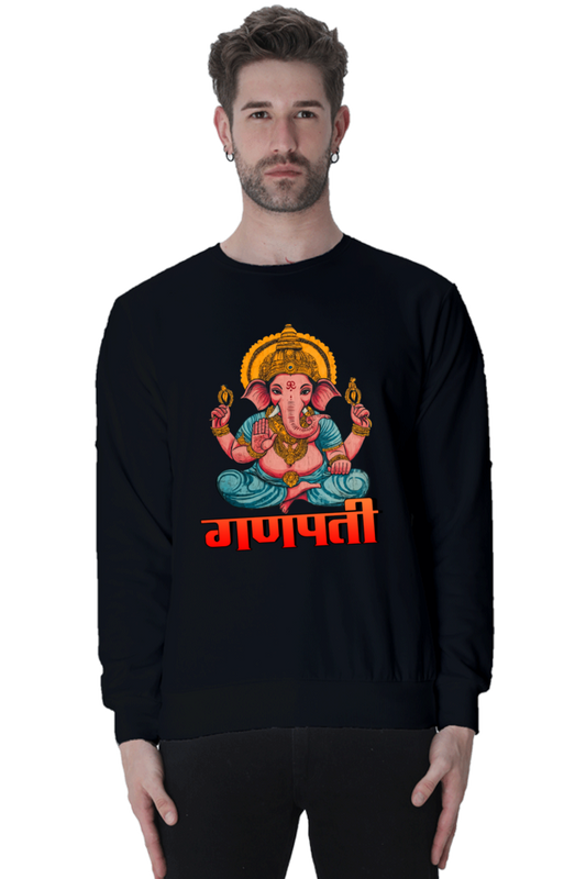 Jai Ganesha Victory Sweatshirt T-Shirts for Men Vastrdhamm