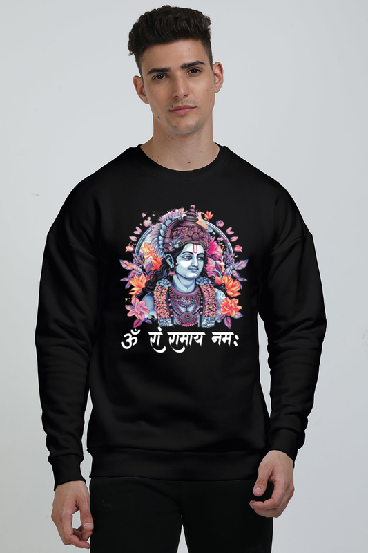 Ram Ji Righteous Path Oversized Sweatshirt T-Shirts  for Men Vastrdhamm