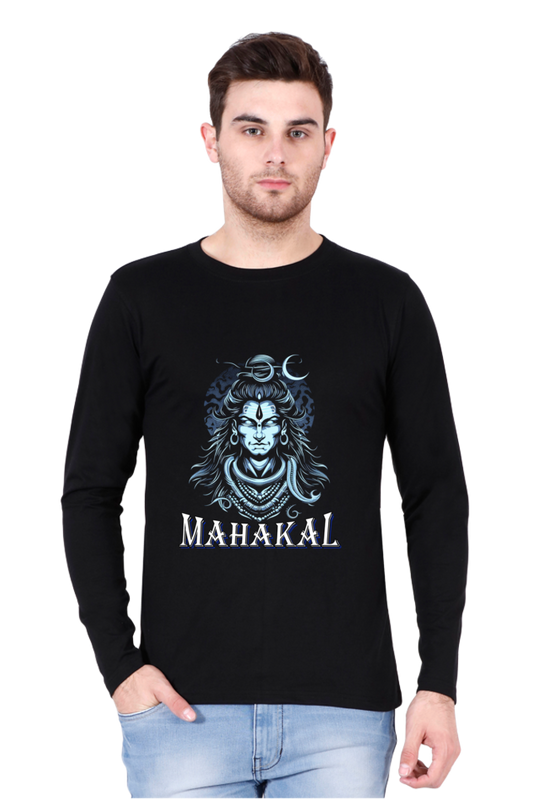 Shiv Ji Eternal Round Neck Full Sleeve T-Shirts for Men Vastrdhamm