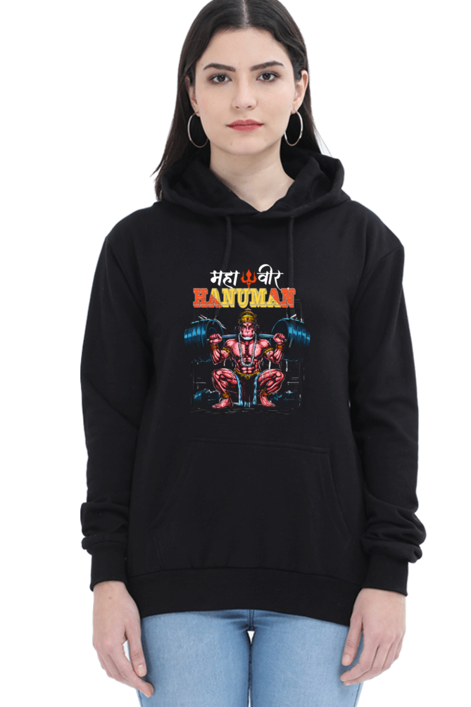 Hanuman Divine PowerhouseHoodie Sweatshirt T-Shirts for Women Vastrdhamm