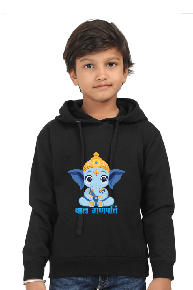 Jai Ganesha Power Hoodie Sweatshirt  T-Shirts for Boy Vastrdhamm