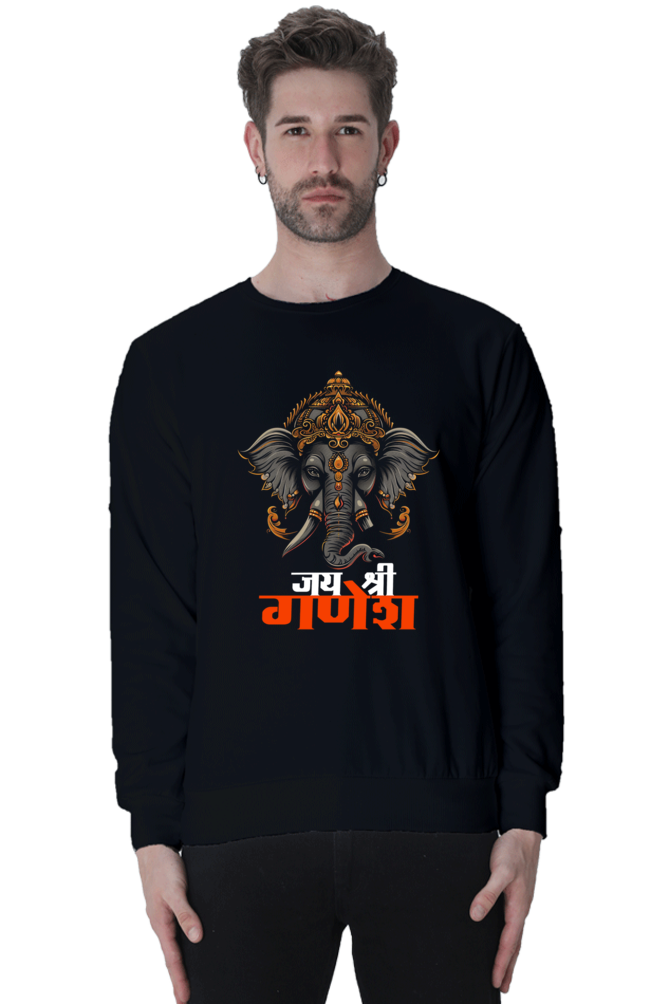 Ganesha Devotion Sweatshirt T-Shirts for Men Vastrdhamm