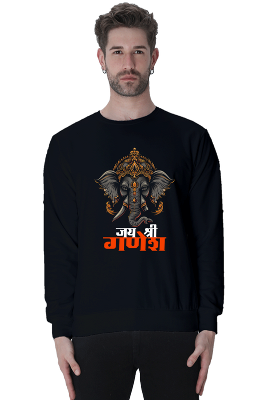 Ganesha Devotion Sweatshirt T-Shirts for Men Vastrdhamm