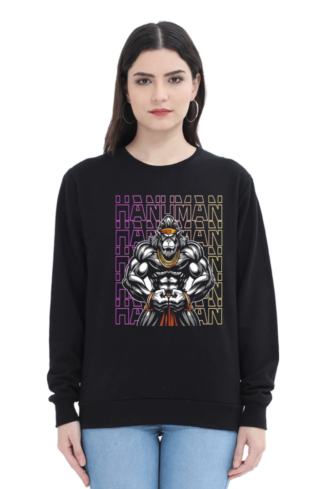 Hanuman Supreme DevotionSweatshirt T-Shirts for Women Vastrdhamm