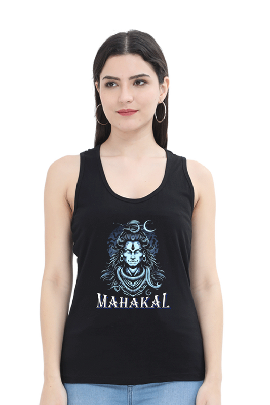 Shiv Ji Eternal Tank Top T-Shirts for Women Vastrdhamm