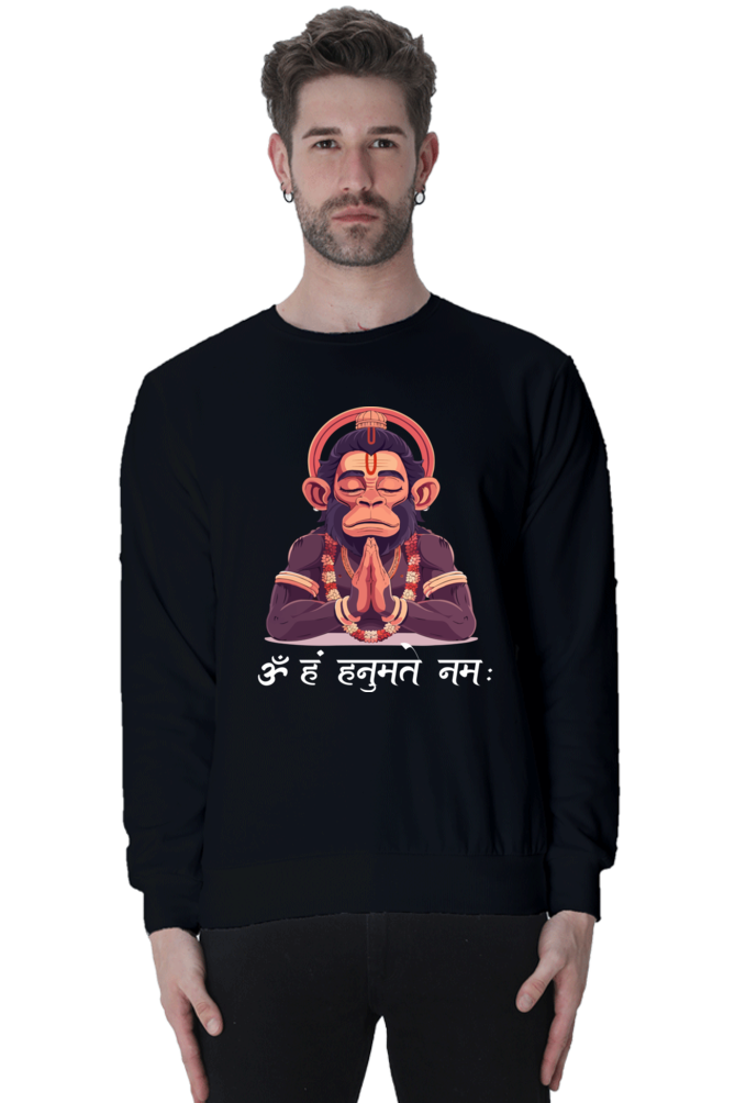 Hanuman Bhakti Power Sweatshirt T-Shirts for Men Vastrdhamm