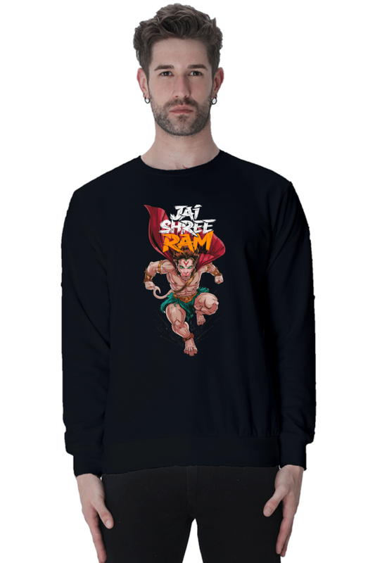 Hanuman Bhakti Power Sweatshirt T-Shirts for Men Vastrdhamm