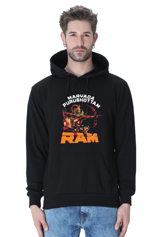 Ram Ji Divine Protector Hoodie Sweatshirt T-Shirts  for Men Vastrdhamm