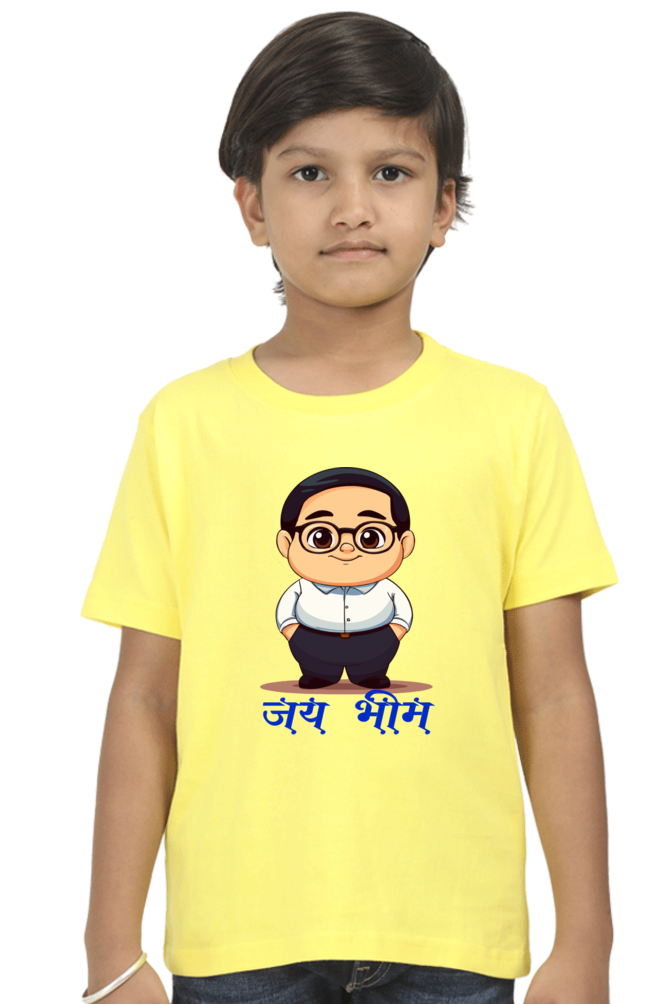 Ambedkar Vision Round Neck Half Sleeve Classic T-Shirts for Boy Vastrdhamm