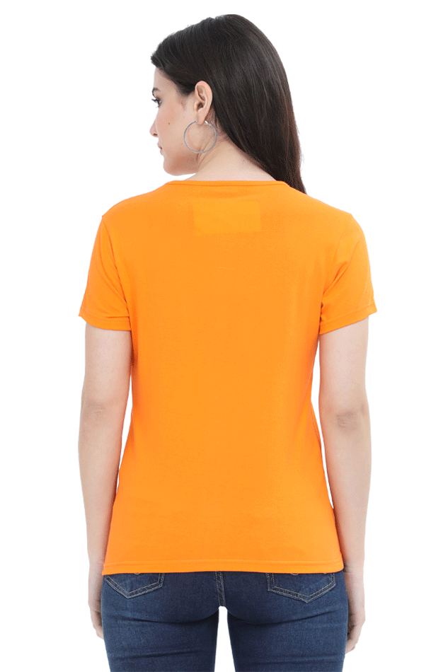 Hanuman Super Strength Round Neck Half Sleeve Classic T-Shirts for Women Vastrdhamm