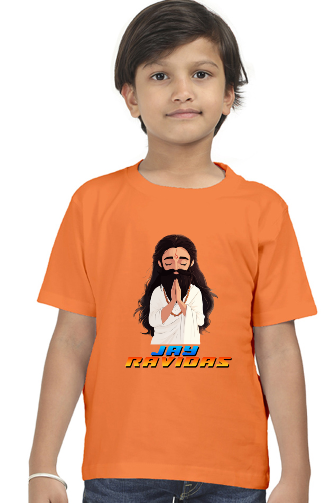 Ravidas Devotion Round Neck Half Sleeve Classic T-Shirts for Boy Vastrdhamm