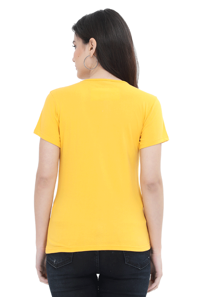 Hanuman Super Strength Round Neck Half Sleeve Classic T-Shirts for Women Vastrdhamm