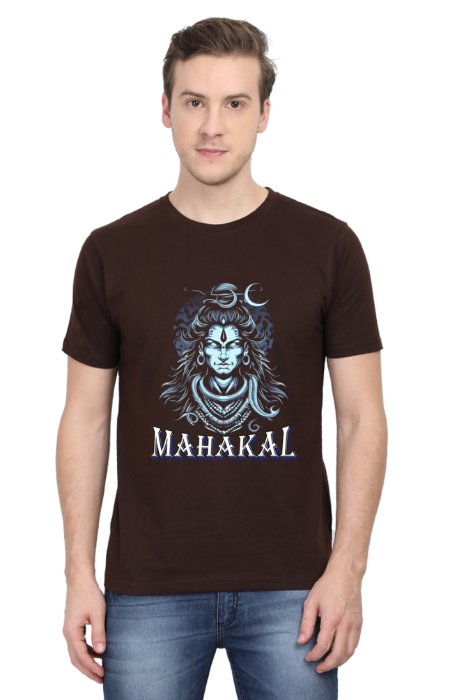 Shiv Ji Eternal Round Neck Half Sleeve Classic T-Shirts for Men Vastrdhamm