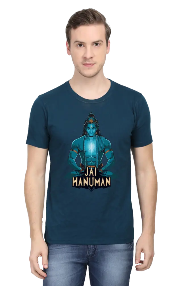 Hanuman's Tapasya Path to Divine Power T-Shirt | Regular Fit Vastrdhamm