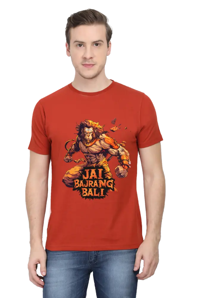 Hanuman in Meditation T-Shirt | Regular Fit Vastrdhamm