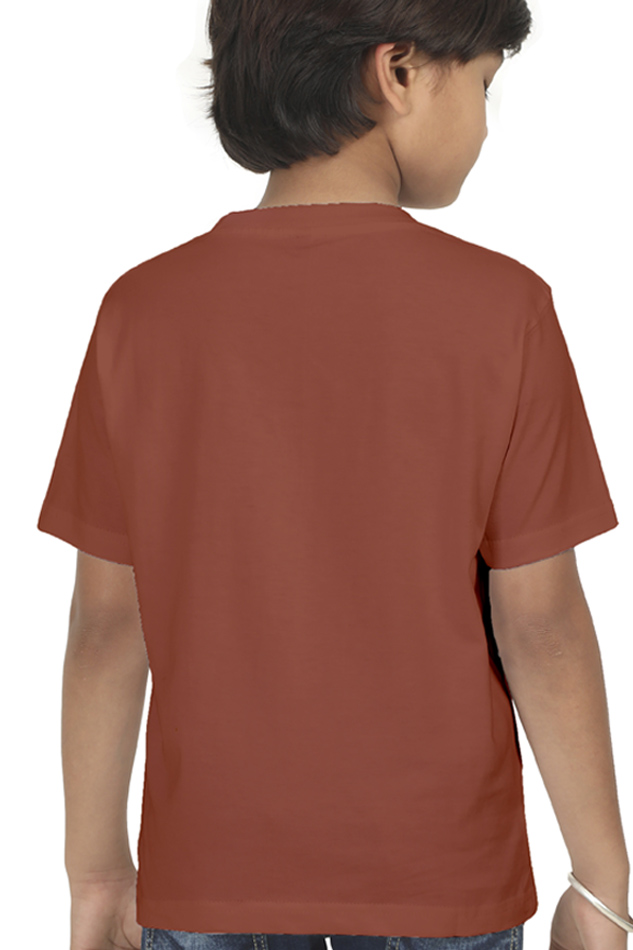 Hanuman Bhakti Round Neck Half Sleeve Classic T-Shirts for Boy Vastrdhamm