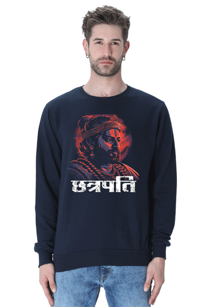 Shivaji Maharaj Courage Sweatshirt T-Shirts for Men Vastrdhamm