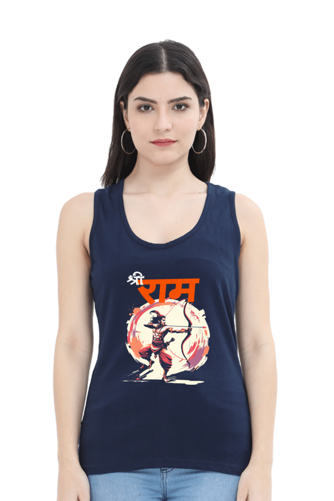 Ram Ji Eternal Dharma Tank Top T-Shirts for Women Vastrdhamm