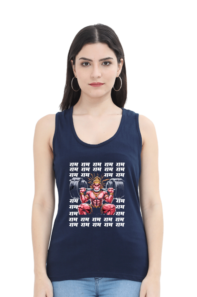 Hanuman ValorTank Top T-Shirts for Women Vastrdhamm