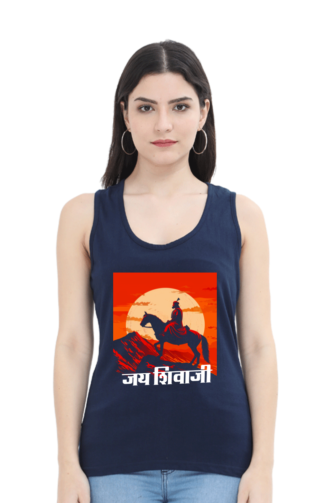 Shivaji Maharaj Honor Tank Top T-Shirts for Women Vastrdhamm