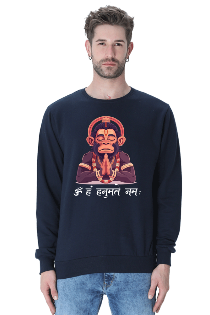 Hanuman Bhakti Power Sweatshirt T-Shirts for Men Vastrdhamm