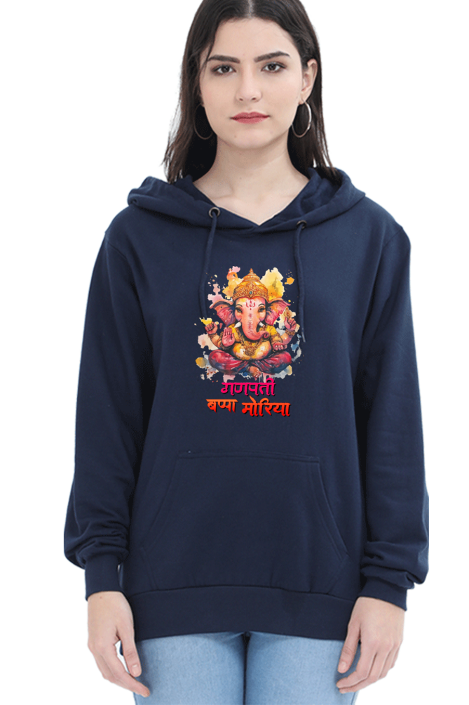 Jai Ganesha SpiritHoodie Sweatshirt T-Shirts for Women Vastrdhamm