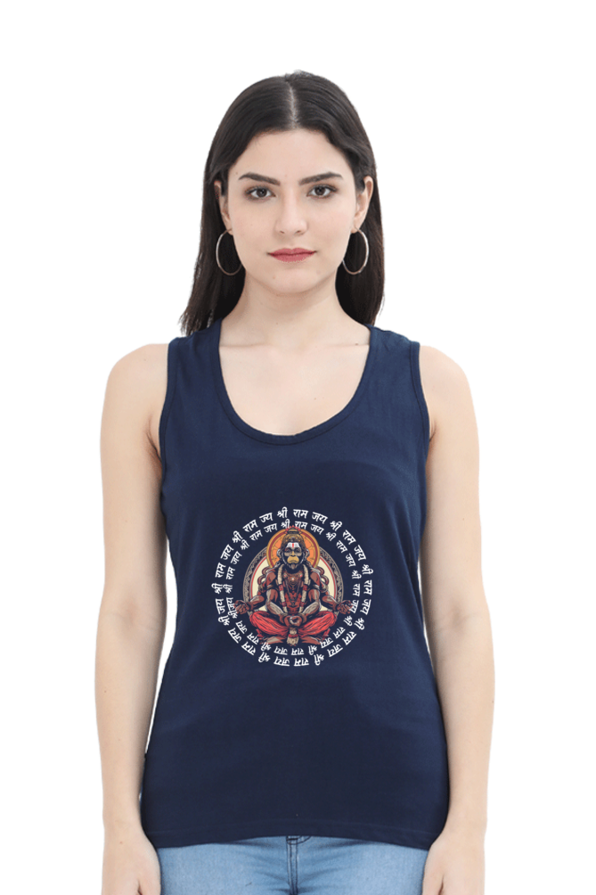 Hanuman Supreme DevotionTank Top T-Shirts for Women Vastrdhamm